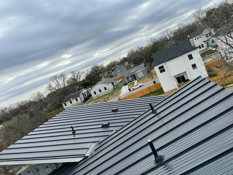 Standing seam metal roof panels with vents for Skylight Repair in Brandywine
